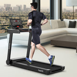 2.25 Horsepower Electric Treadmill Running Machine with App Control for Home Office