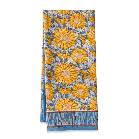 Sunflower Yellow/Blue Tea Towels Set of 3