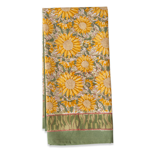 Sunflower Yellow/Green Tea Towels Set of 3