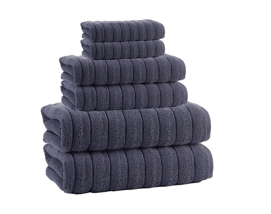 Vague Turkish Cotton 6 Piece Towel set