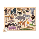 Thirty Six Wild Animals Jigsaw Puzzle: 100 Pcs