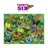 Thirty Six Butterflies Jigsaw Puzzle: 100 Pcs