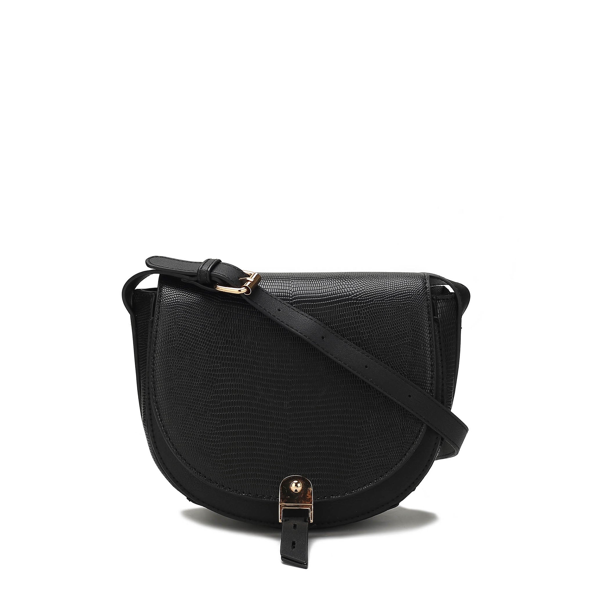  MKF Collection Adalyn Embossed Crossbody Bag - Black - Bonton