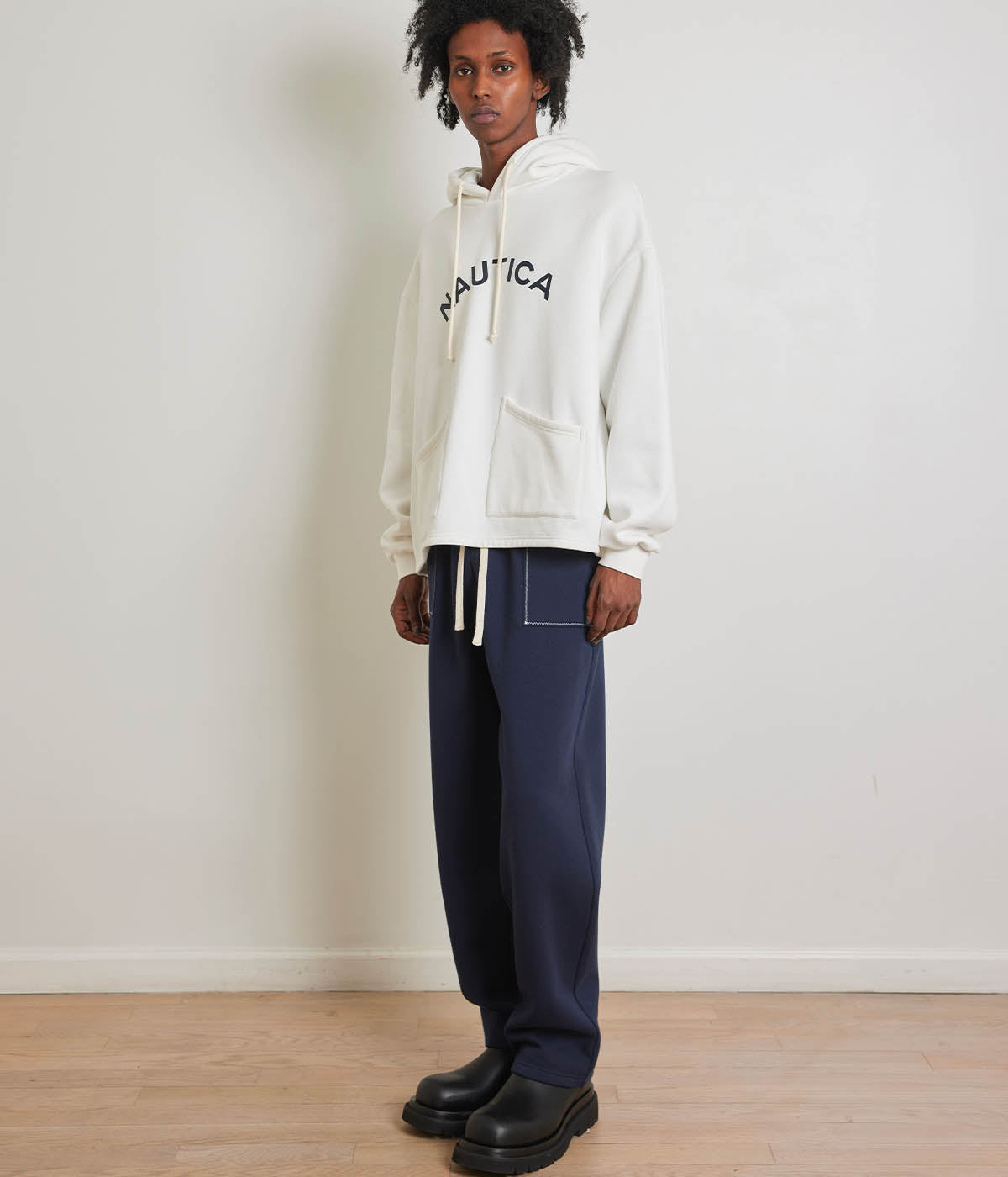  Krost x Nautica Zig Zag Sweats - Dark Sapphire - Bonton