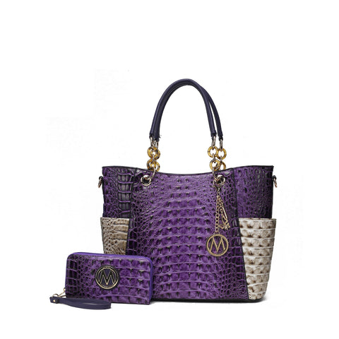 Merlina Tote Bag and Wallet Set