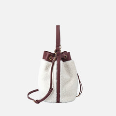 Saryn Faux Fur Bucket Bag and Set
