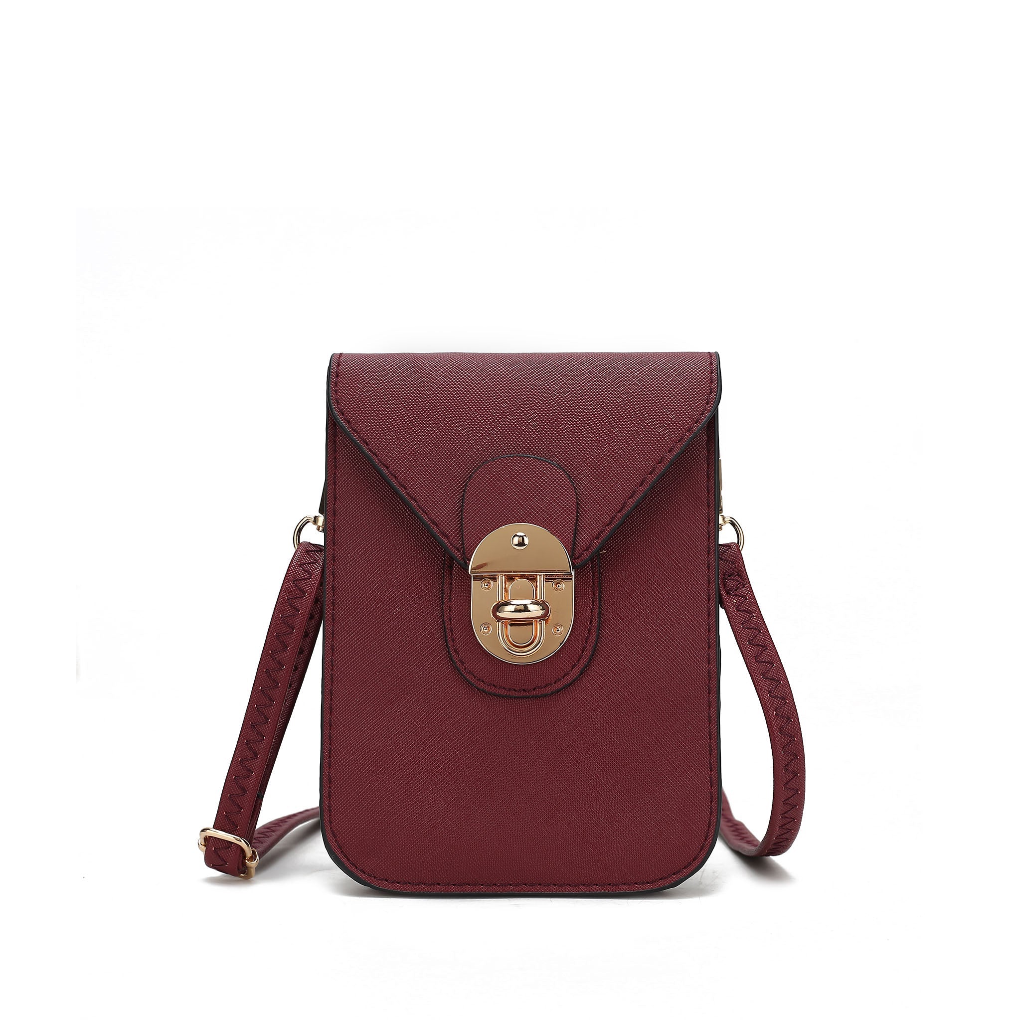  MKF Collection Havana Phone Crossbody Bag - Wine - Bonton
