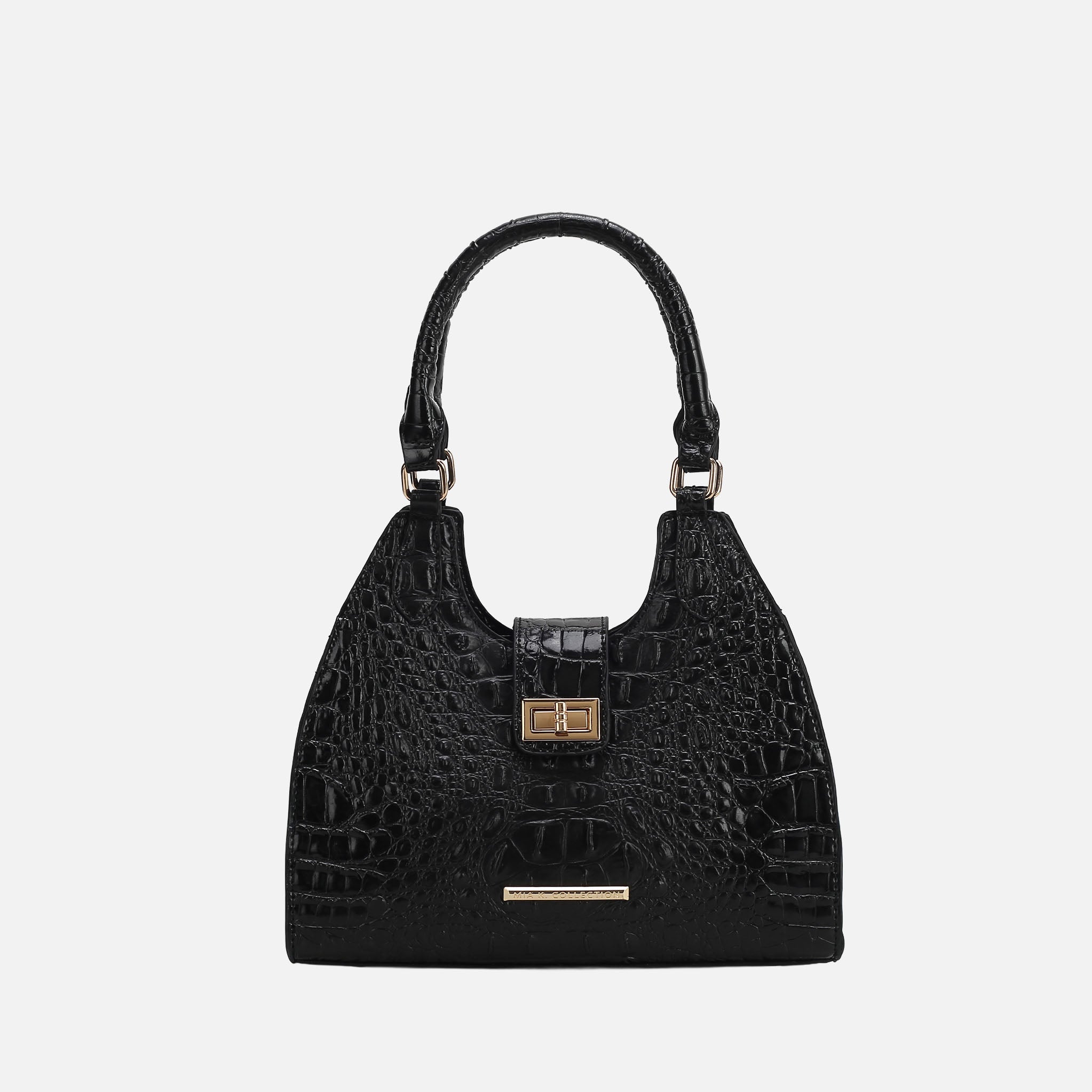  MKF Collection Ava Crocodile Tote Bag - Croco Black - Bonton