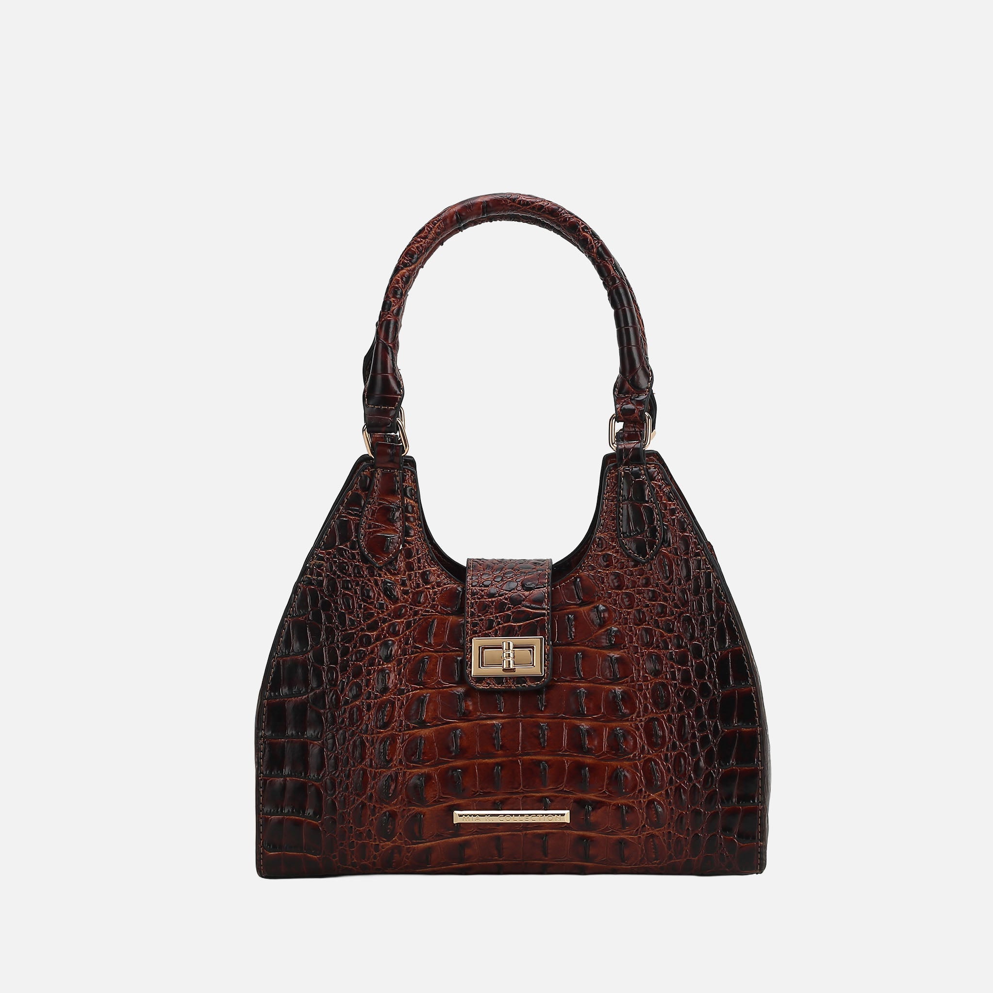  MKF Collection Ava Crocodile Tote Bag - Croco Black - Bonton