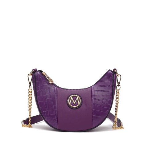 Amira Embossed Crossbody Bag