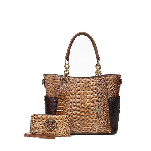 Merlina Tote Bag and Wallet Set