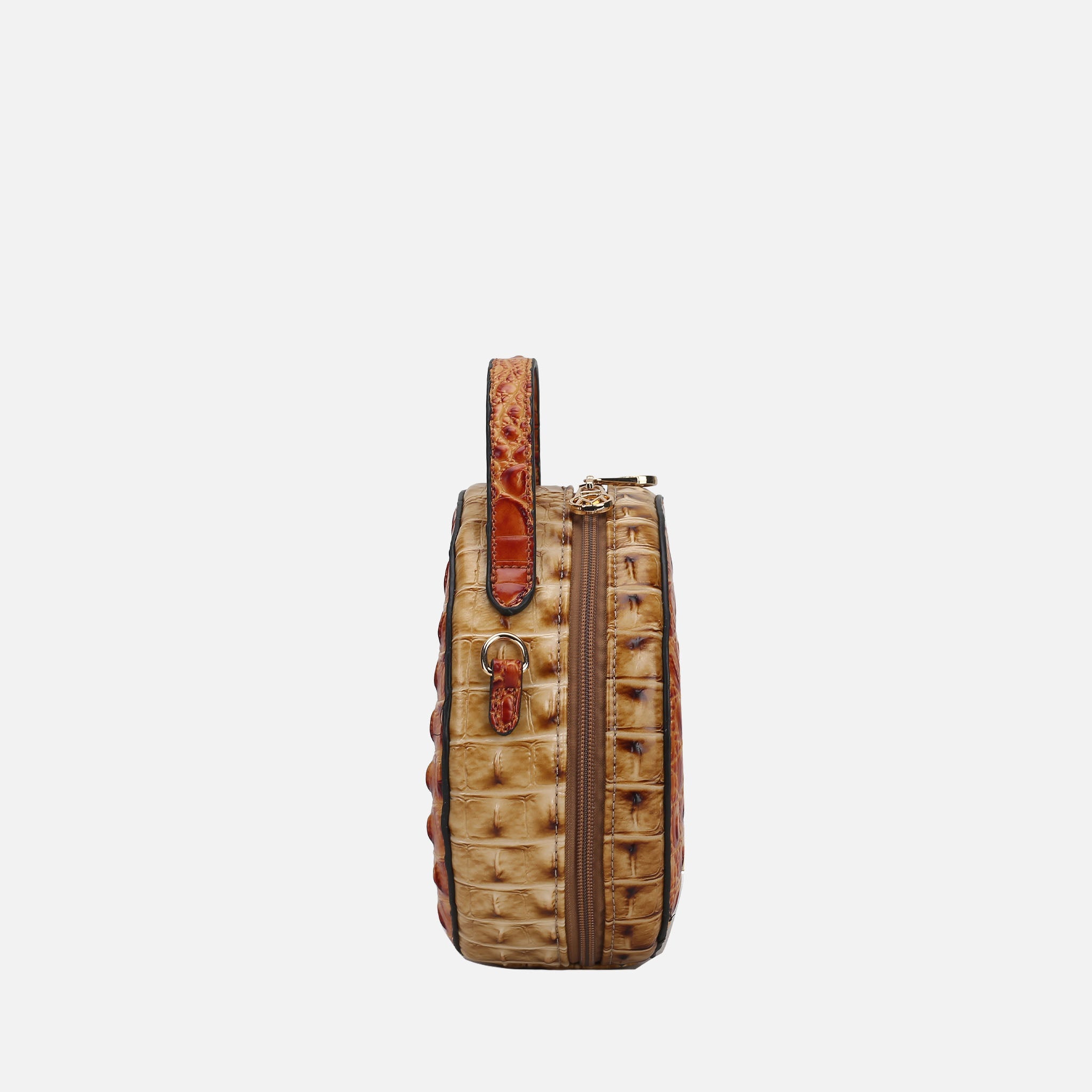  MKF Collection Ynnari Croc Round Crossbody Bag - Croco Black - Bonton