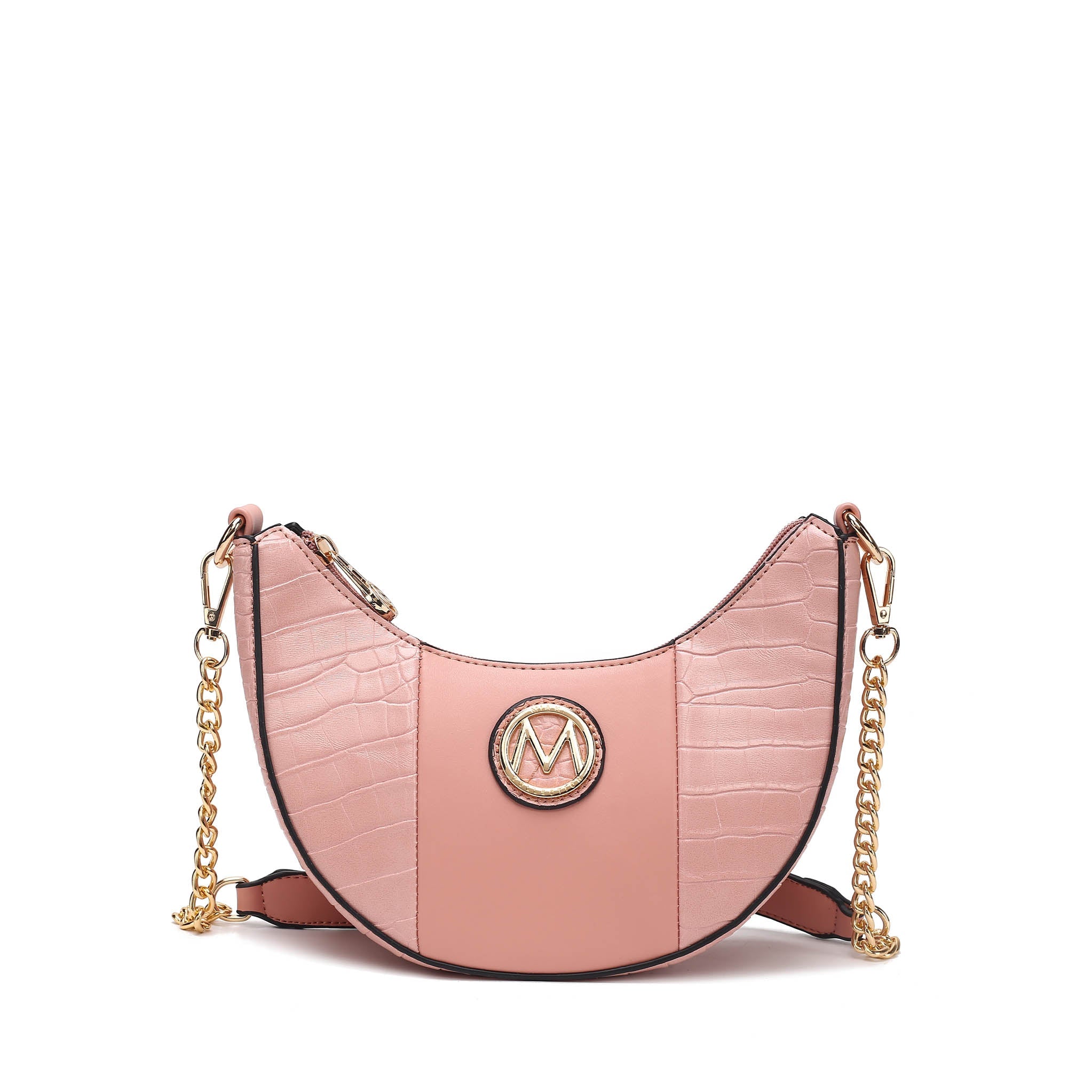  MKF Collection Amira Embossed Crossbody Bag - Black - Bonton