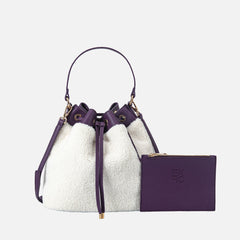 Saryn Faux Fur Bucket Bag and Set