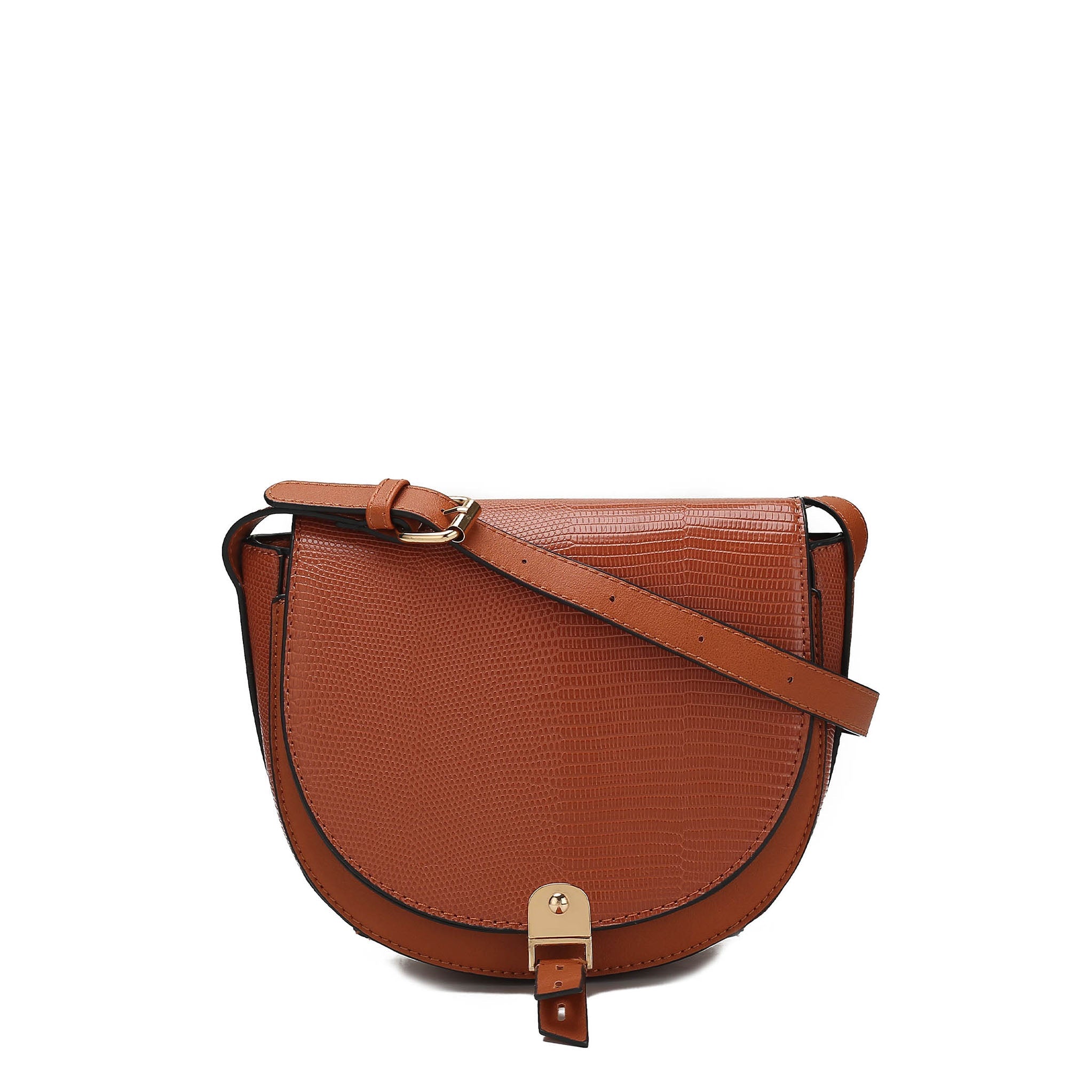  MKF Collection Adalyn Embossed Crossbody Bag - Black - Bonton