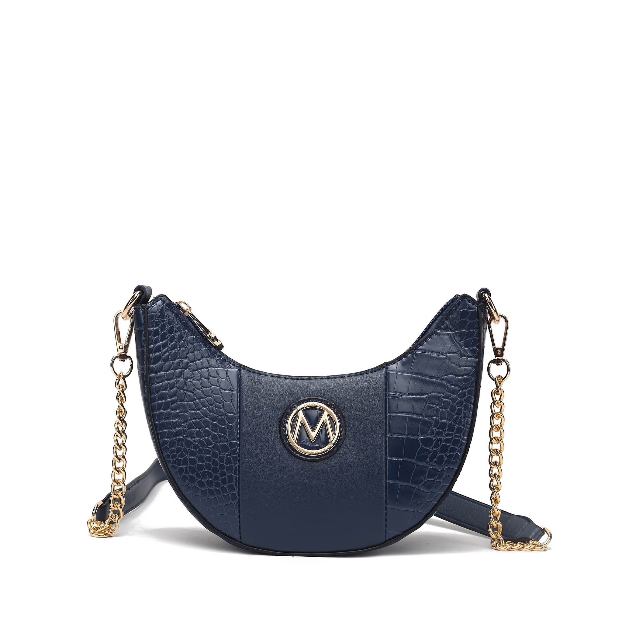  MKF Collection Amira Embossed Crossbody Bag - Black - Bonton