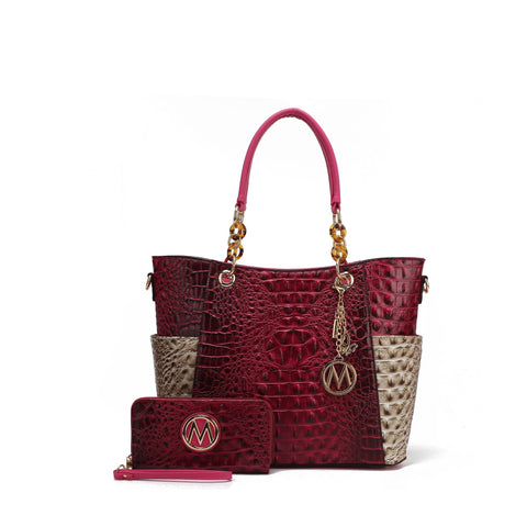Merlina Tote Bag and Wallet Set