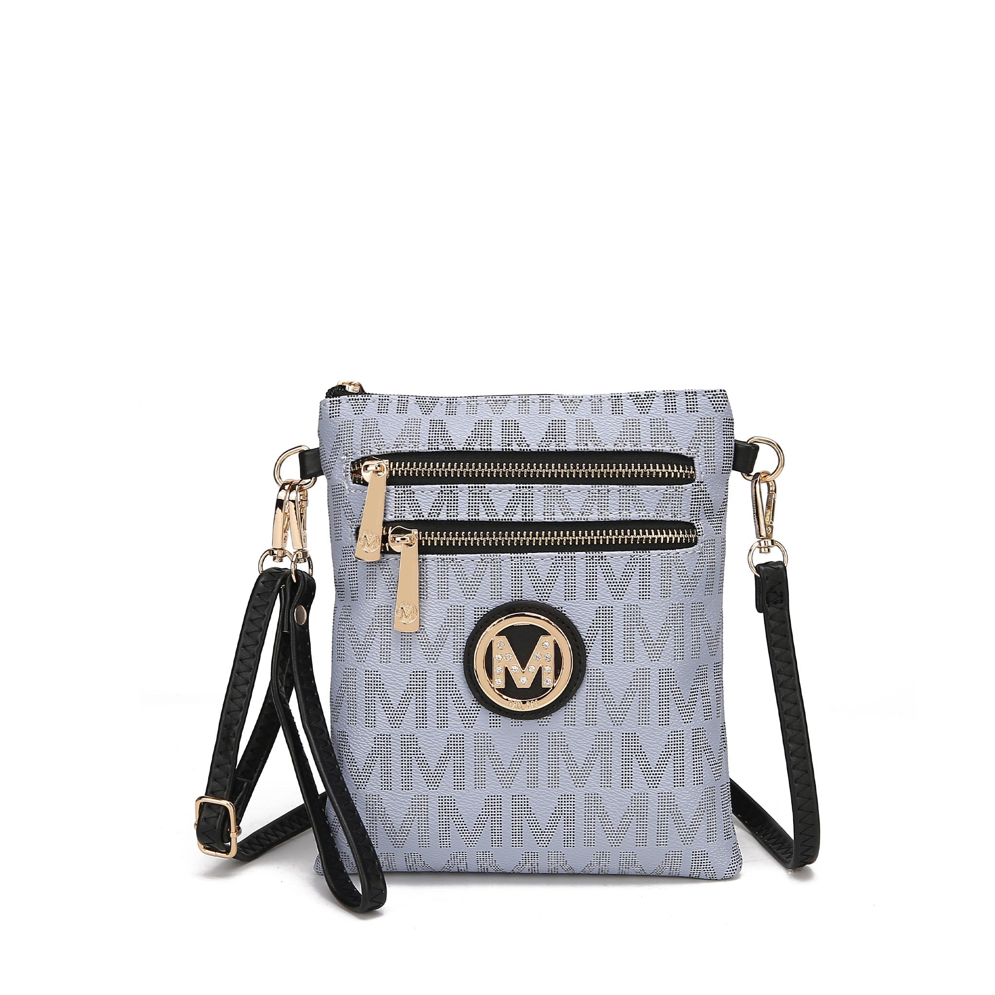  MKF Collection Gaia Milan Signature Crossbody Bag - Red - Bonton