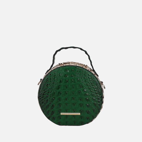 Ynnari Croc Round Crossbody Bag