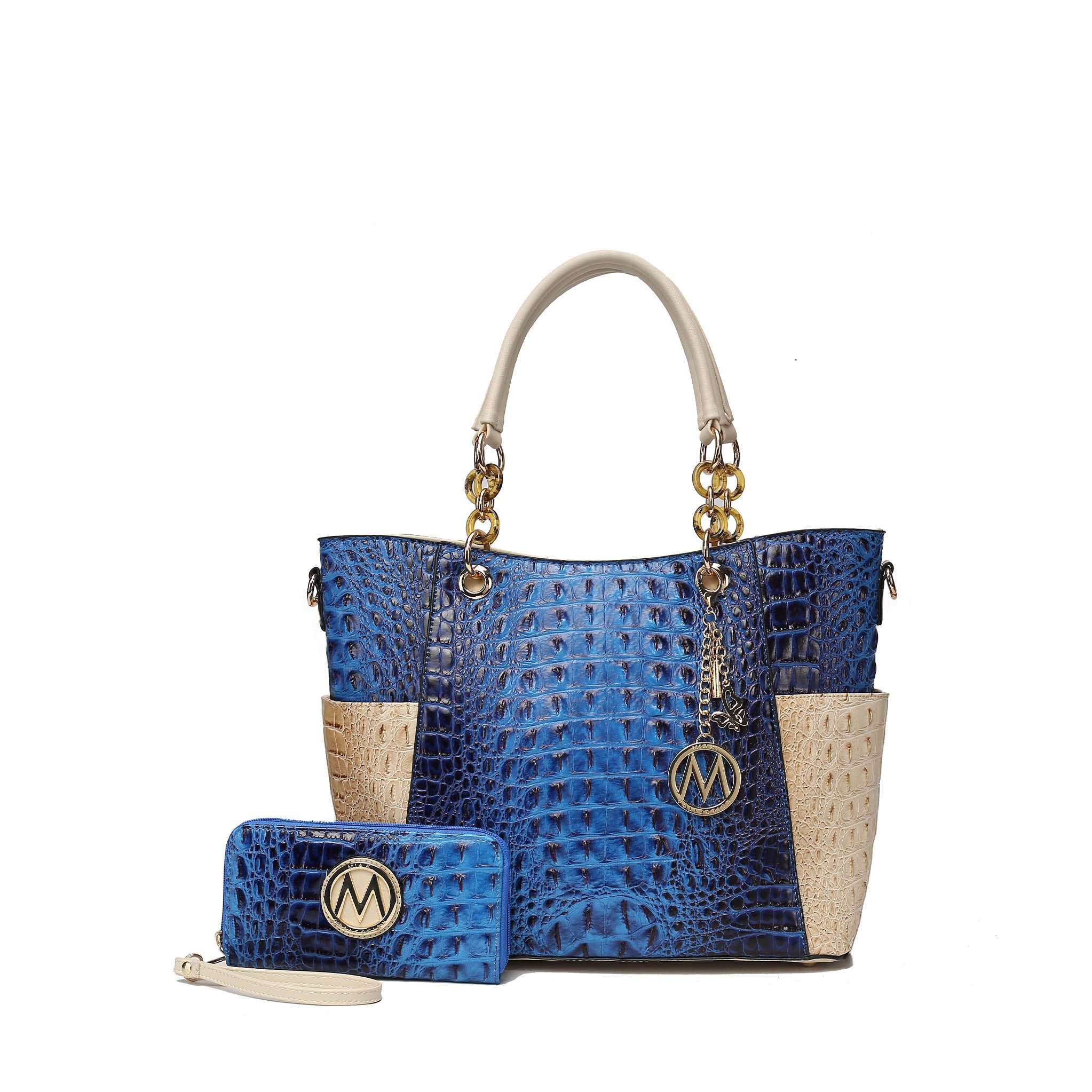  MKF Collection Merlina Tote Bag and Wallet Set - Beige - Bonton