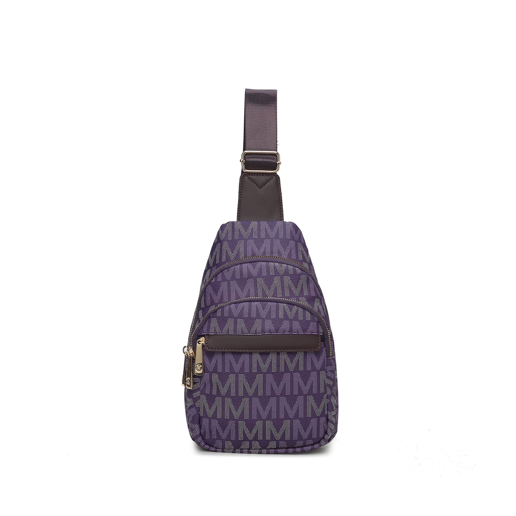  MKF Collection Helaena Signature Sling Bag - Black - Bonton