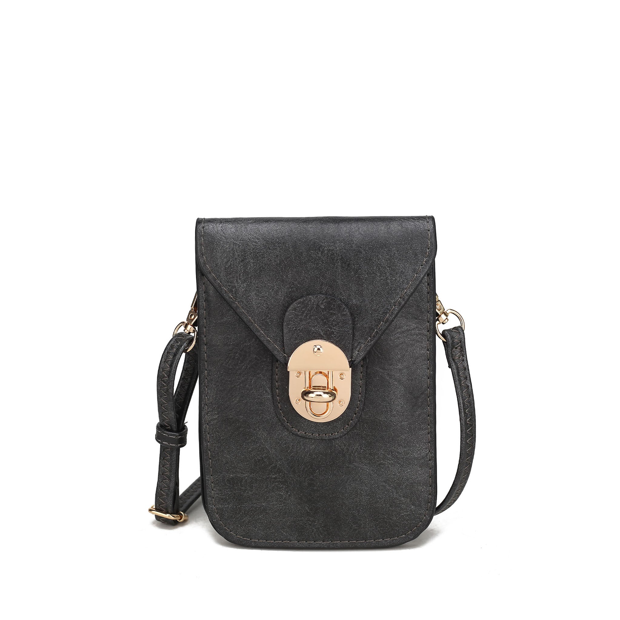  MKF Collection Kianna Phone Crossbody Bag - Charcoal Grey - Bonton