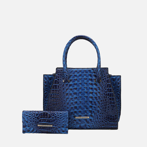 Viridiana Croc Tote Bag and Set