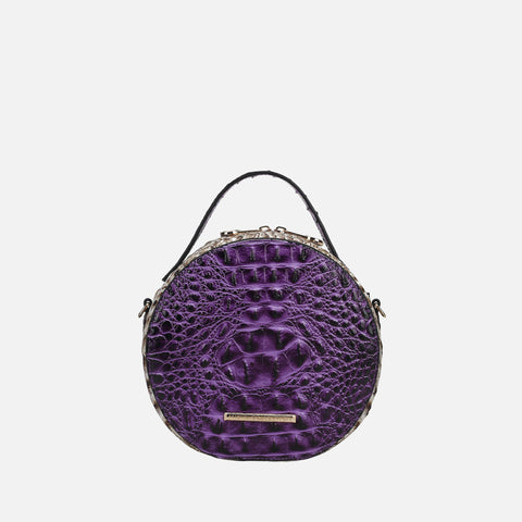Ynnari Croc Round Crossbody Bag