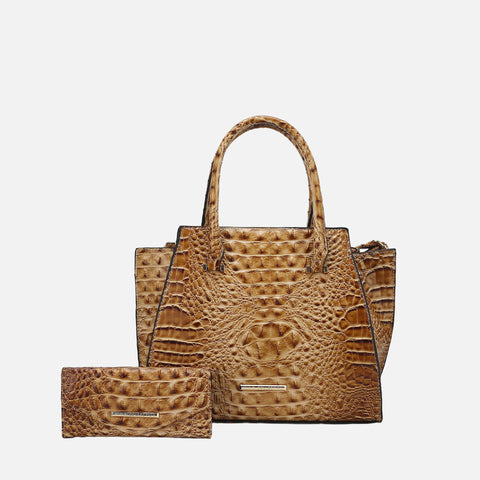 Viridiana Croc Tote Bag and Set