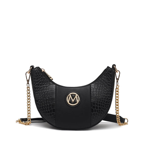 Amira Embossed Crossbody Bag