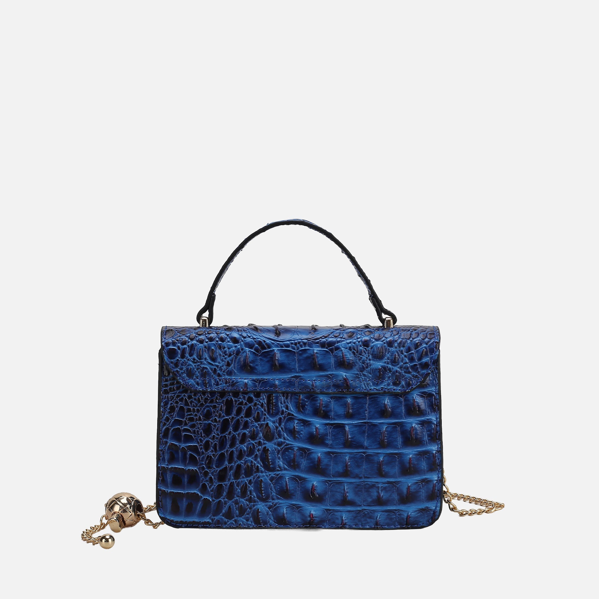  MKF Collection Mae Shoulder Bag - Croco Black - Bonton
