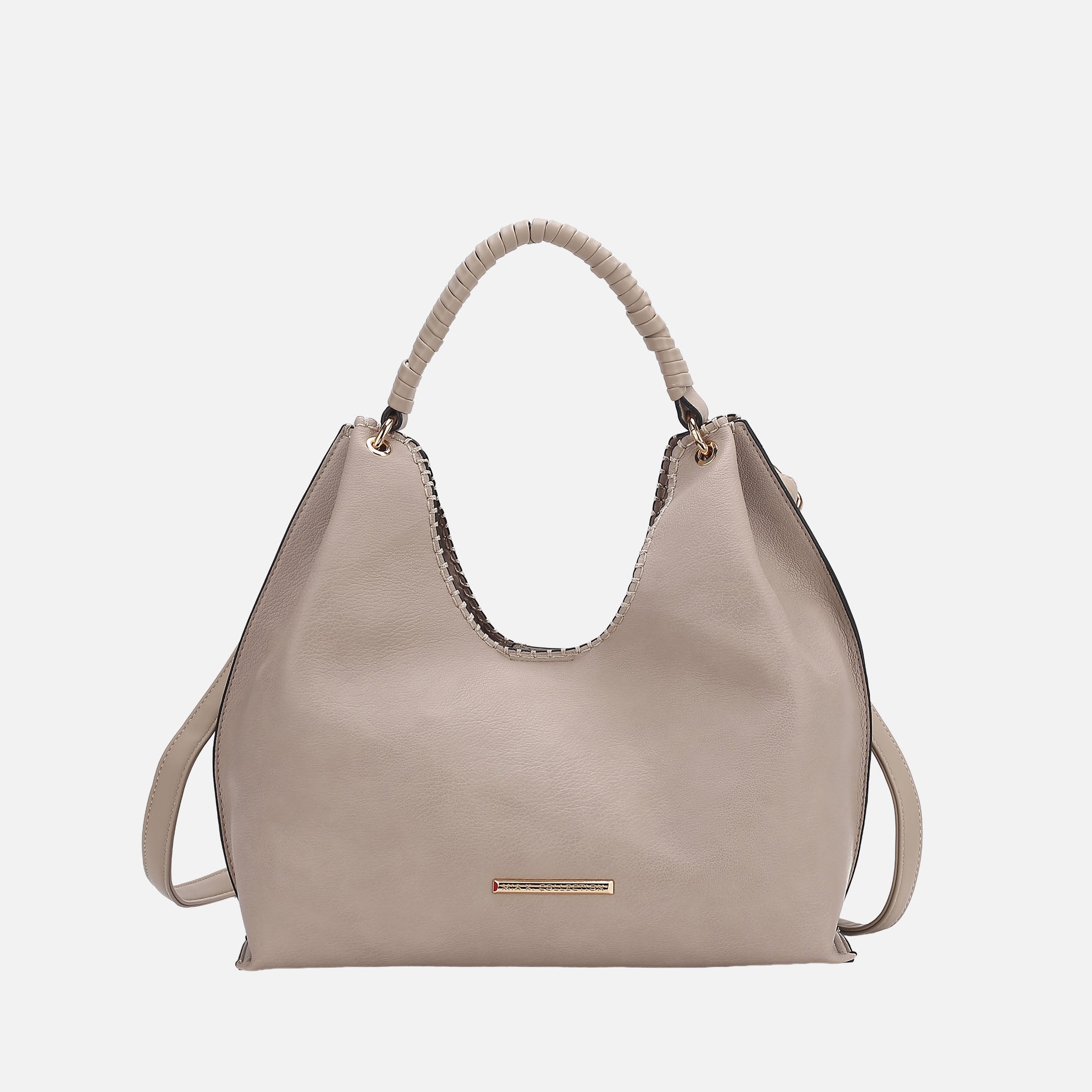  MKF Collection Gara Shoulder Bag - Taupe - Bonton