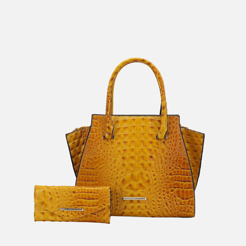 Viridiana Croc Tote Bag and Set