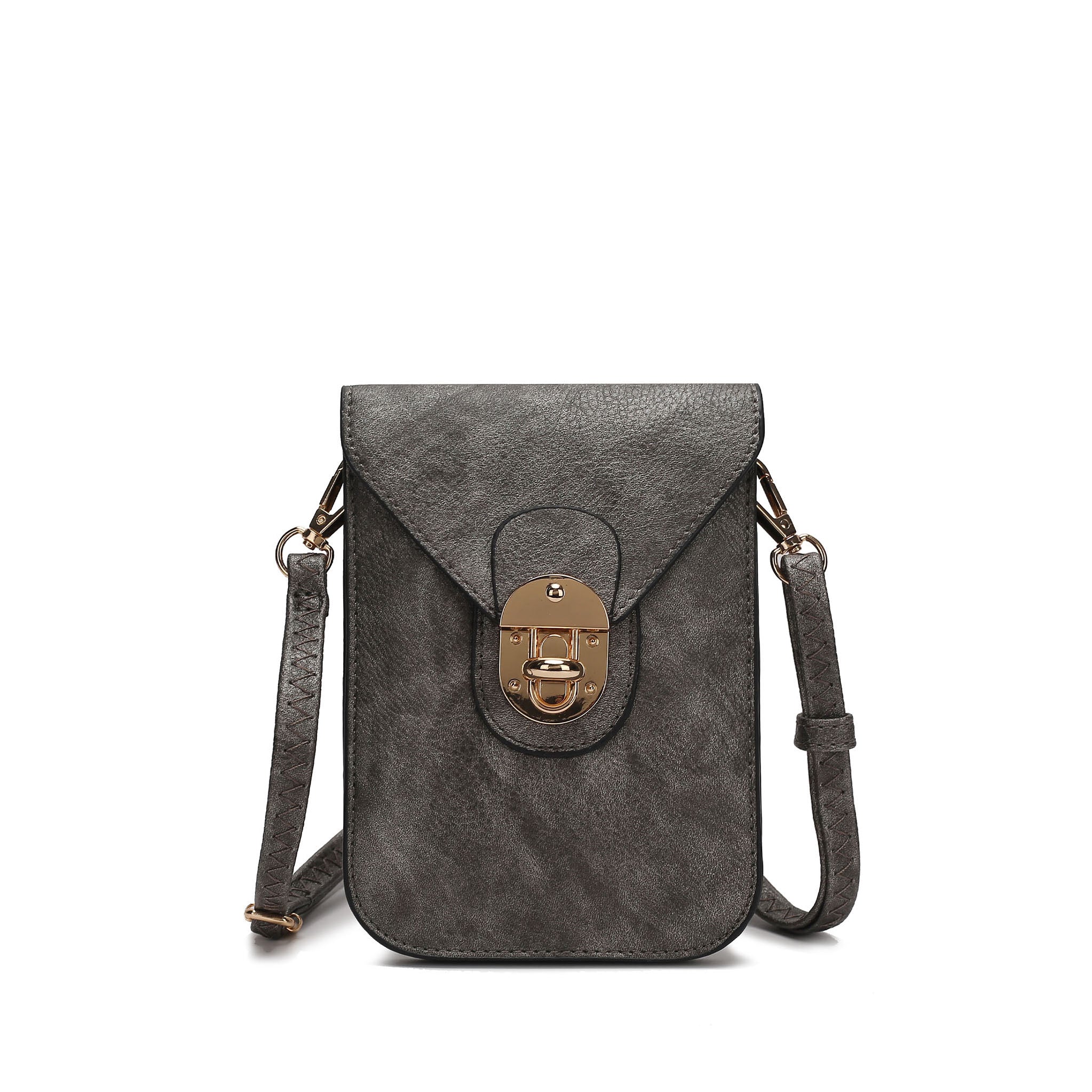 MKF Collection Kianna Phone Crossbody Bag - Charcoal Grey - Bonton