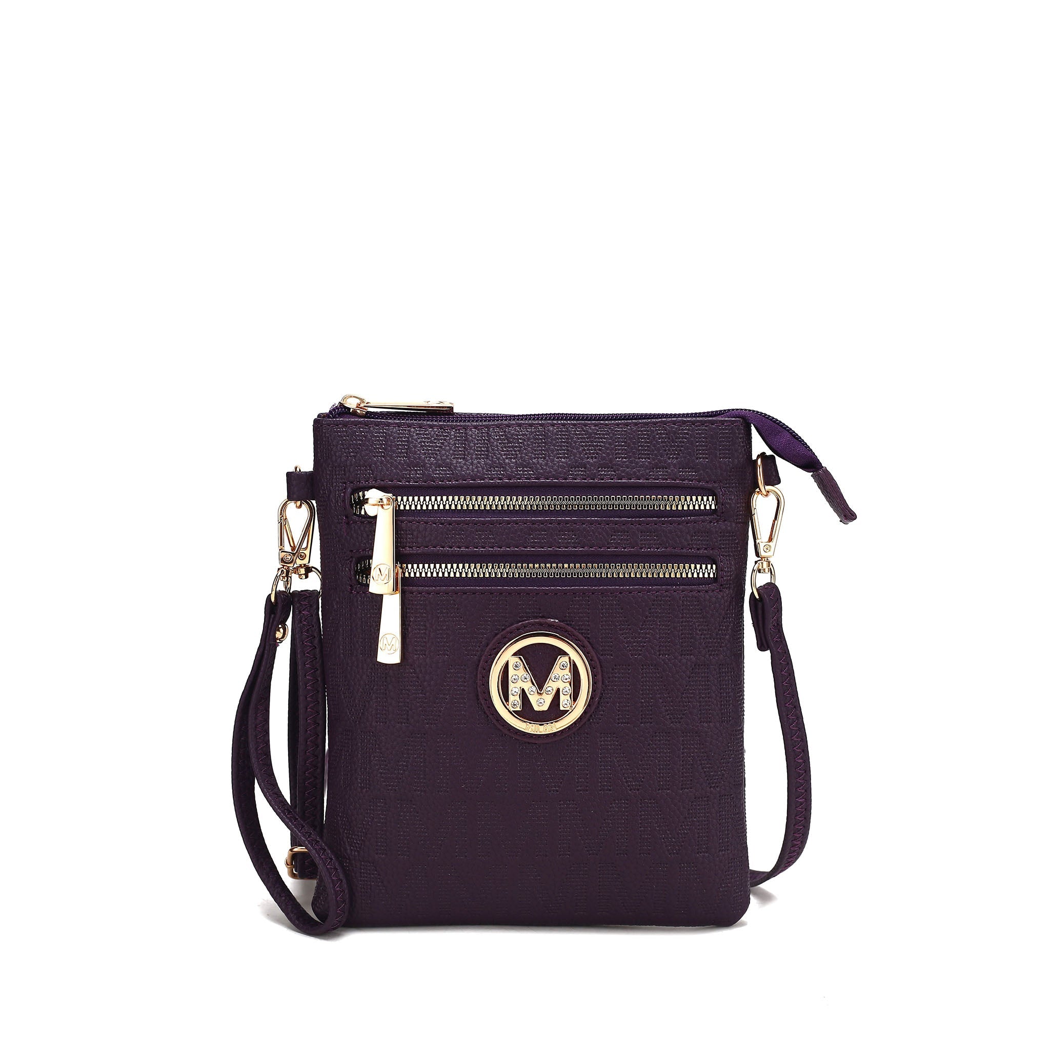  MKF Collection Andrea Signature Crossbody Bag - Red - Bonton