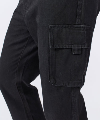 Workwear Cargo Pants - Black