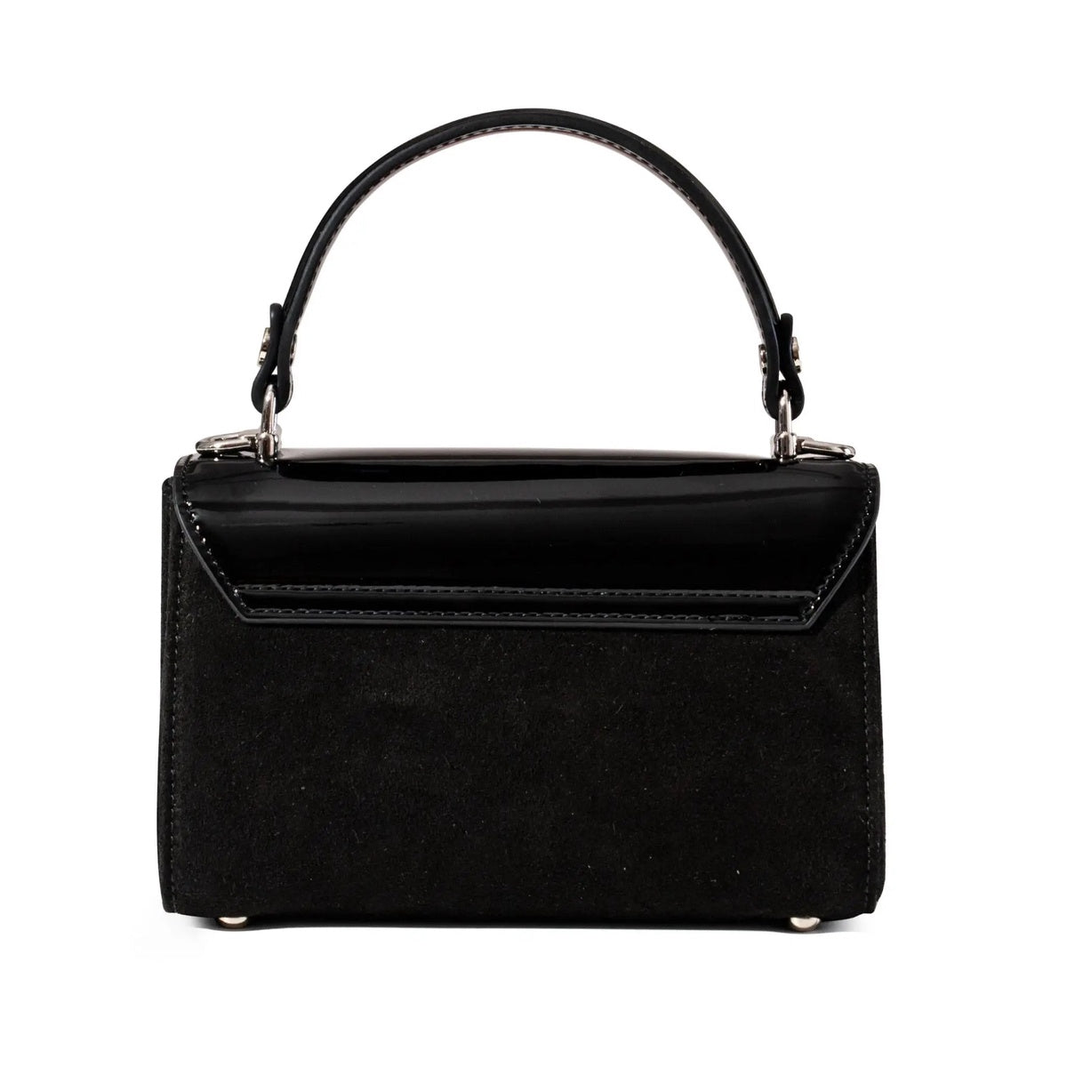  Jurgi Lili Bag - Black Patent & Suede - Black - Bonton