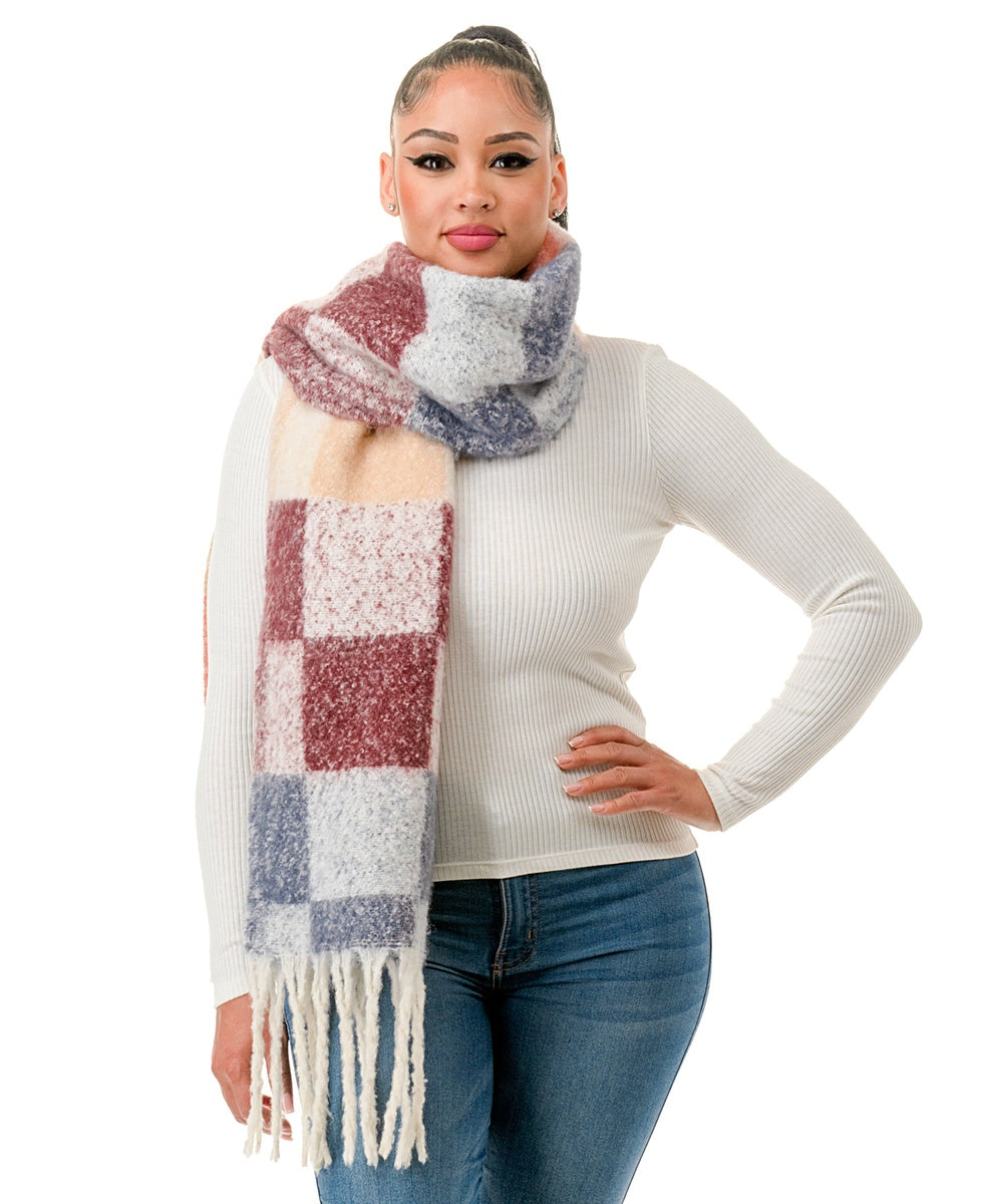  Marcus Adler The Kim Scarf - Burgendy - Bonton