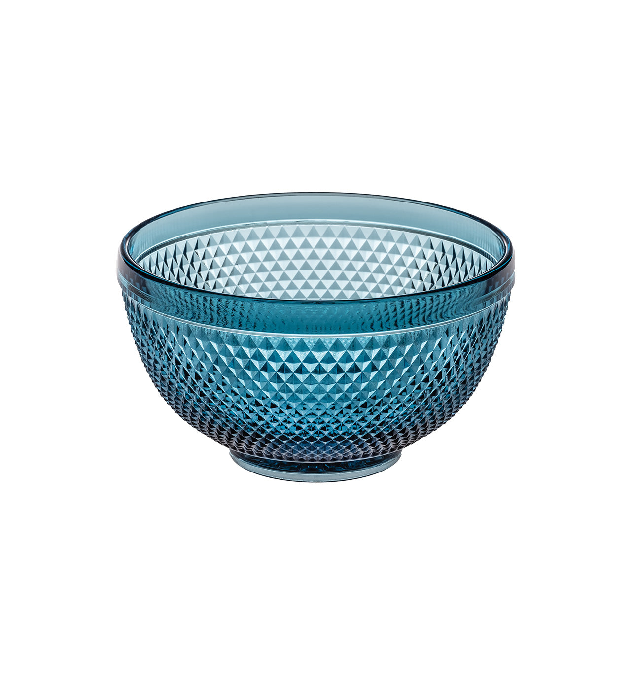  Vista Alegre Bicos Medium Bowl - Blue - Bonton