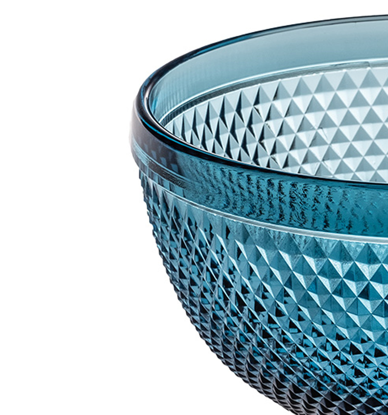  Vista Alegre Bicos Medium Bowl - Blue - Bonton