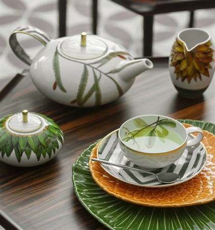 Amazonia Tea Cups & Saucers Set of 4