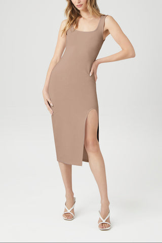 Ponte Knit Midi Tank Dress