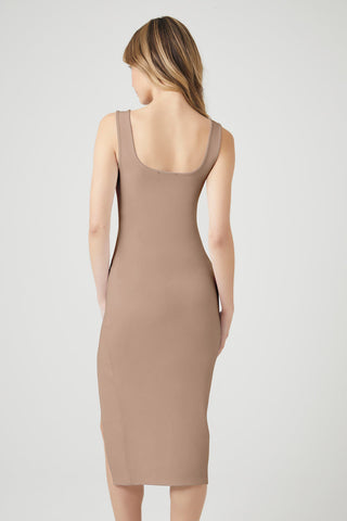 Ponte Knit Midi Tank Dress