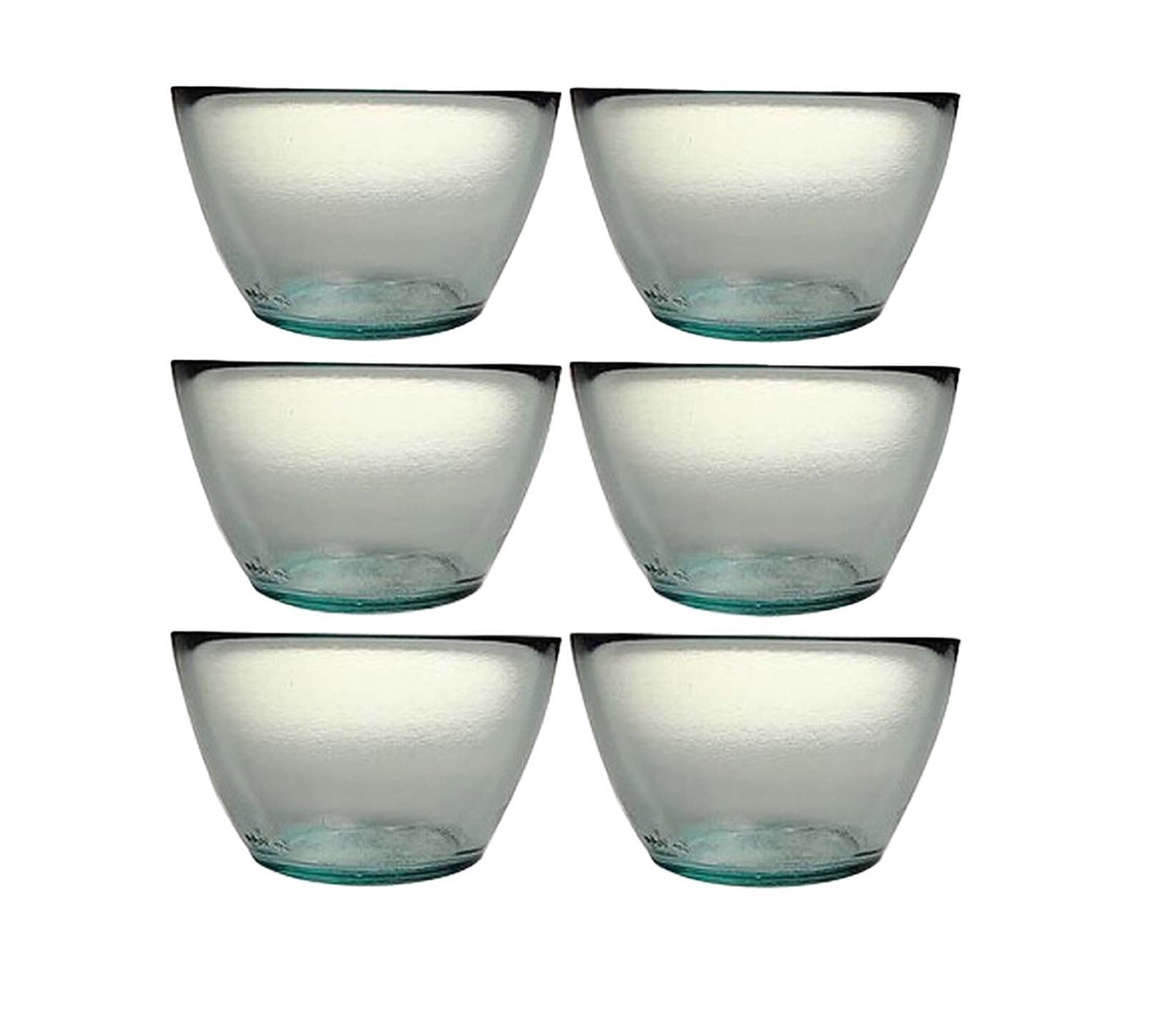  French Home Recycled Glass Vintage Soup Bowl, Set of 6 - Default Title - Bonton