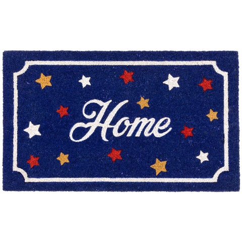 Blue Coir "Home" Americana Outdoor Doormat 18" X 30"