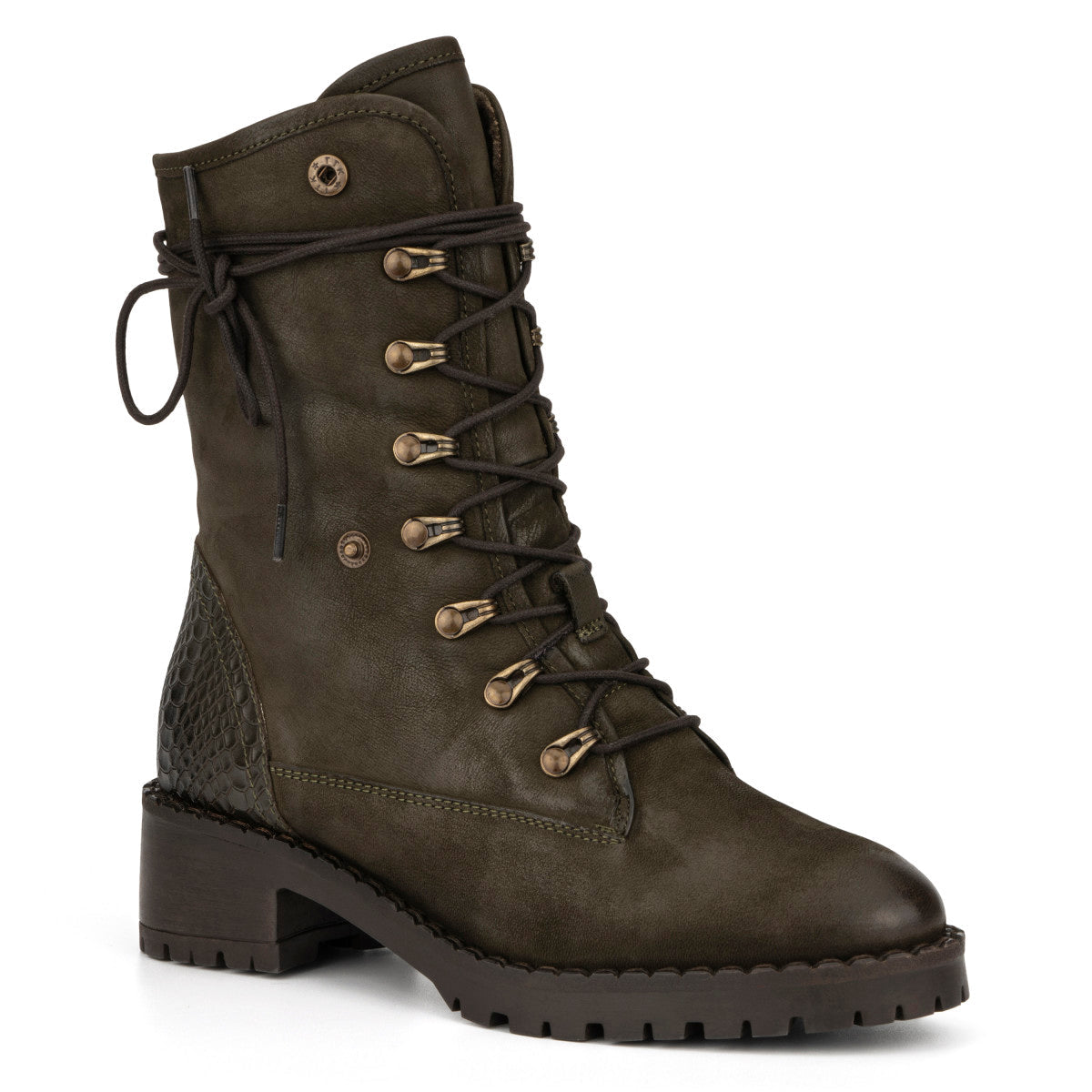  Vintage Foundry Co. Women's Milan Boot 1 - Army Green - Bonton