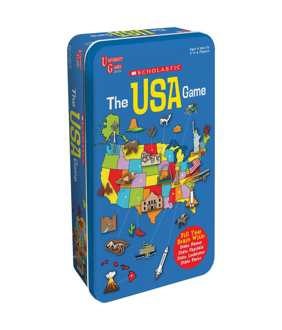  Scholastic - The USA Game Tin Multi - Multi - Bonton