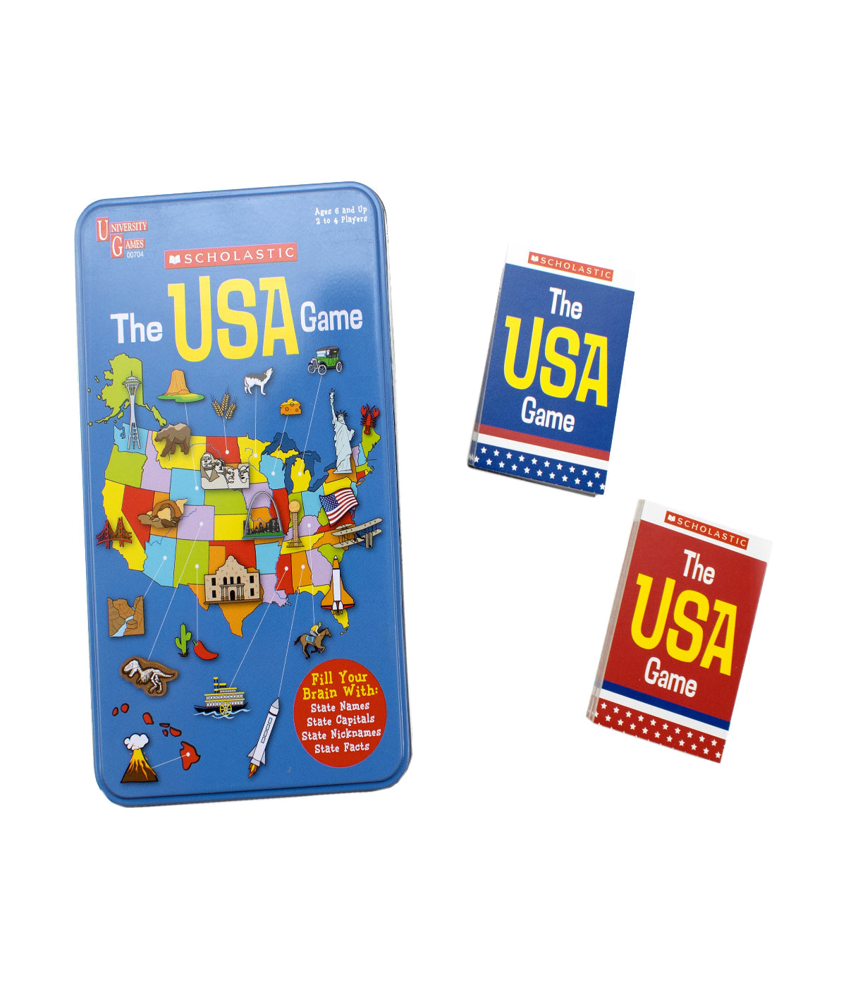  Scholastic - The USA Game Tin Multi - Multi - Bonton