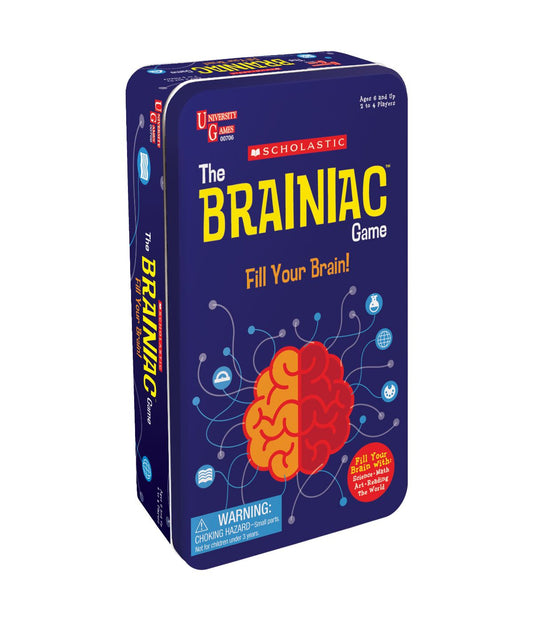 Scholastic - The Brainiac Game Tin Multi