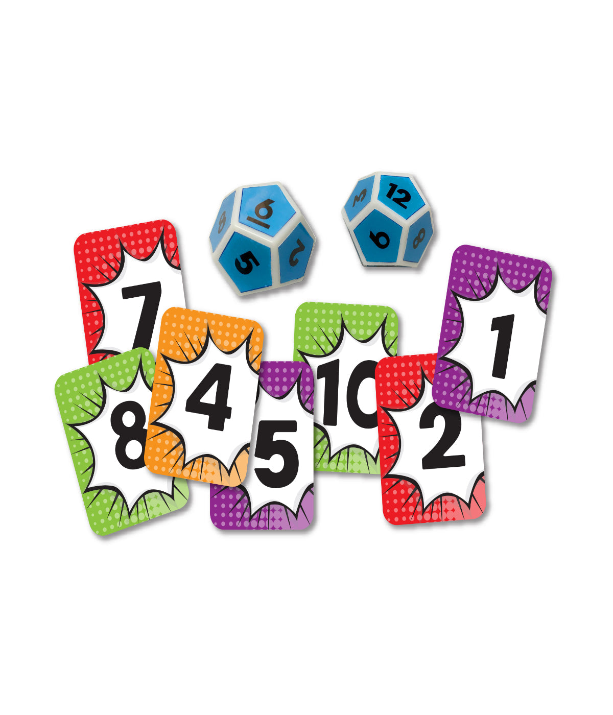  Scholastic - Math Match Dice and Card Game Multi - Multi - Bonton